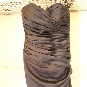 David’s Bridal Strapless Bridesmaid dress